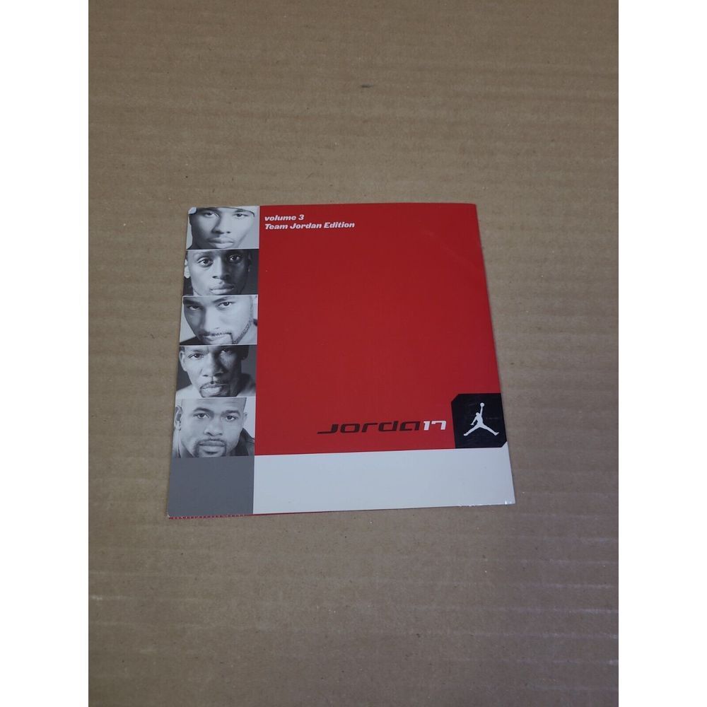 Vintage Jordan 17 Xvii CD Disc Red‎ Case Team Jordan Edition